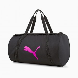 Bolsas Puma Essentials Entrenamiento Barrel Negros Azules | 09153TOVA