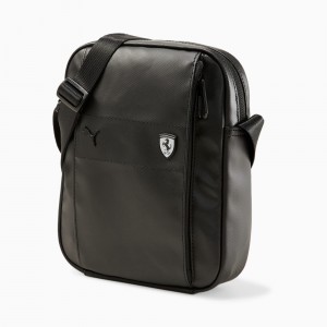 Bolsas Puma Scuderia Ferrari SPTWR Estilo Portable Shoulder Negros | 03719ZXAQ