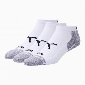 Calcetines Puma Low Cut [3 Pack] Blancos Negros | 82403GWLM