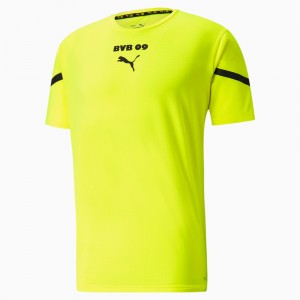 Camiseta Puma PUMA x First Mile BVB Prematch Amarillos Negros | 31264MSPI