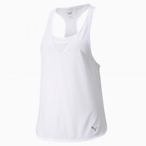 Camiseta sin Manga Puma COOLADAPT Correr Tank Top Blancos | 05236WPNT