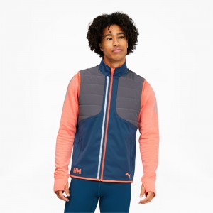 Chaleco Para Correr Puma PUMA x HELLY HANSEN Azules Coral | 81592NCXG