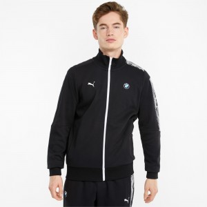 Chamarras Puma BMW M Motorsport T7 Full-Zip Negros | 93542QNGW