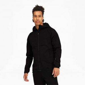 Chamarras Puma Dime Basketball Negros Negros | 36907TRNF