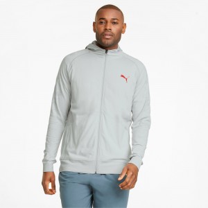 Chamarras Puma EVOKNIT Entrenamiento Harbor Mist | 89765EIBU