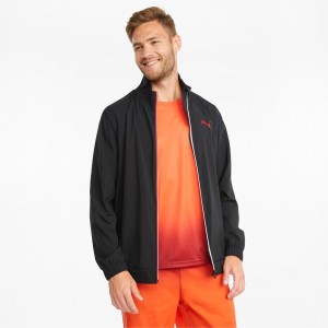 Chamarras Puma Fade Entrenamiento Negros | 34597EWST