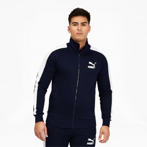 Chamarras Puma Iconic T7 Pista Peacoat | 61293QXHT