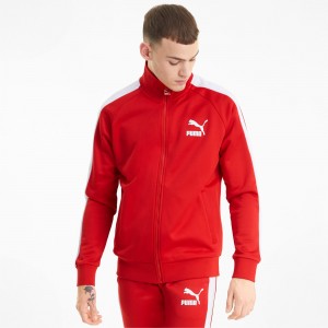 Chamarras Puma Iconic T7 Pista Rojos | 27394WYHS