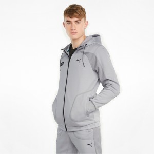 Chamarras Puma Mercedes F1 Encapuchado Sweat Plateados | 16389CMYL