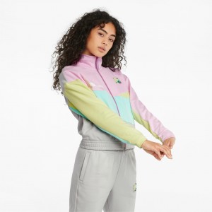 Chamarras Puma PUMA International Pista Gray Violet | 19672SFME
