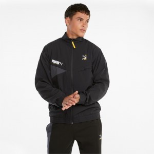 Chamarras Puma PUMA International Winterized Woven Negros | 45739EHQR