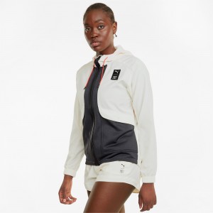Chamarras Puma PUMA x FIRST MILE Woven Entrenamiento Ivory Glow | 31596PFEB