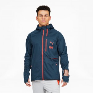 Chamarras Puma PUMA x HELLY HANSEN Correr Azules | 47083UCBY