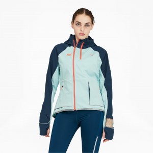 Chamarras Puma PUMA x HELLY HANSEN Correr Azules Azules | 78261ZJGM