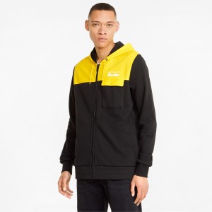 Chamarras Puma Porsche Legacy Encapuchado Sweat Azules | 48602XYSZ