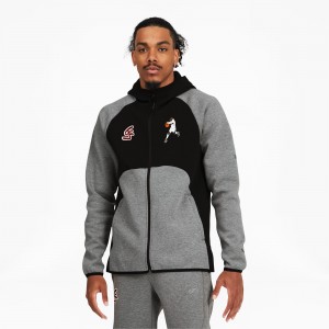 Chamarras Puma Shammgod Dime Medium Gray Heather | 20753HUJS