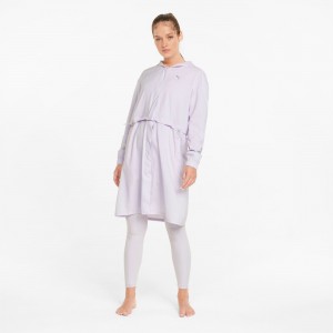 Chamarras Puma Studio Convert Flow Entrenamiento Lavanda | 94513DPQE