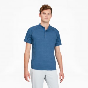 Golf Shirt Puma EGW CLOUDSPUN Mat Henley Azules | 14273PYNM