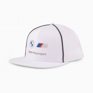 Gorras Puma BMW M Motorsport Planos Brim Blancos | 20491YANZ