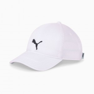 Gorras Puma Entrenamiento Mesh Correr Blancos | 47059LHPJ