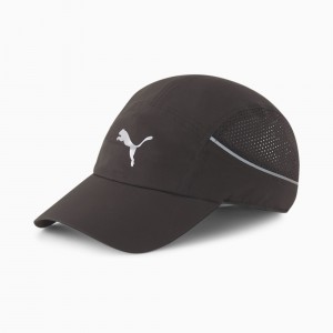 Gorras Puma Ligeros Correr Negros | 14835HIAZ