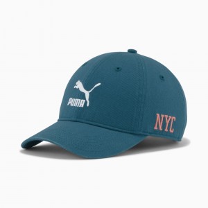 Gorras Puma PUMA NYC Mecca Dad Azules | 40896PSZJ