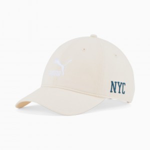 Gorras Puma PUMA NYC Mecca Dad Creme | 53601IFVQ