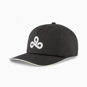 Gorras Puma PUMA x CLOUD9 Esports Low Curve Negros | 98325CBHY