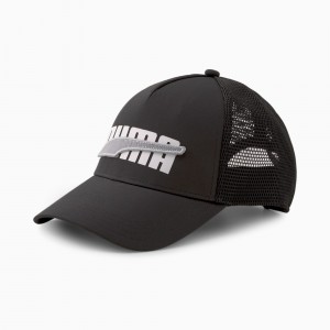 Gorras Puma Trucker Negros | 61953HVEO