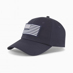 Gorras Puma Volition Tactical Patch Golf Azul Marino | 57826HFPL
