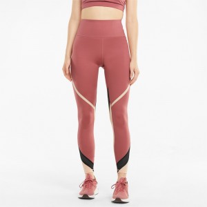 Leggins Puma EVERSCULPT Full-Length Q4 Entrenamiento Mauvewood / Peach Parfait | 76425UJVO
