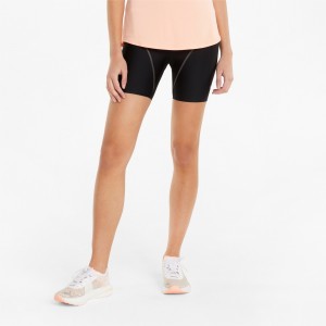 Leggins Puma Marathon 6" Corta Correr Negros | 09386MXNQ