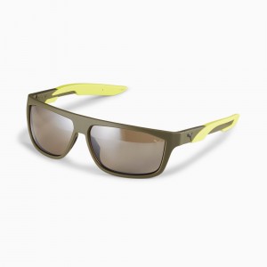 Lentes de Sol Puma Storm Hunt Verdes Verdes Marrom | 45390VOKQ