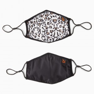 Mask Puma PUMA Face (Set of 2) Vaporous Gray / Wild Cats | 85302DUNT