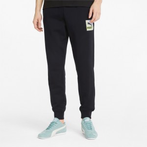 Pantalon Deportivo Puma Brand Love Negros | 13427WXNL