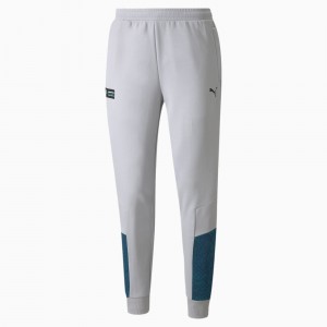 Pantalon Deportivo Puma Mercedes F1 MCS Regular Fit Cuffed Plateados | 30271CGPT