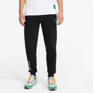 Pantalon Deportivo Puma PUMA x MINECRAFT Negros | 23481BRTO