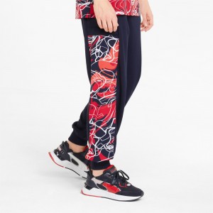 Pantalon Deportivo Puma Red Bull Carreras Printed NIGHT SKY | 65238MZKF