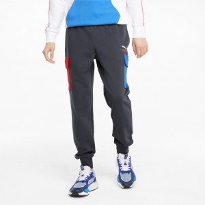 Pantalon Puma CLSX French Terry Cargo Ebony | 46185DQZI