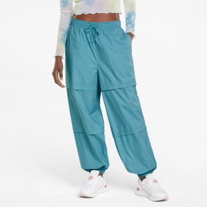Pantalon Puma Crystal Galaxy Woven Porcelain | 96827BAOR