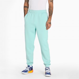 Pantalon Puma First Pick Basketball Azules | 93501CBLA