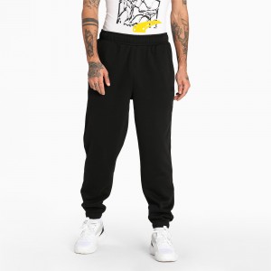 Pantalon Puma First Pick Basketball Negros | 85094DYNC