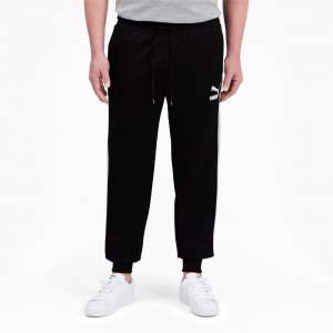 Pantalon Puma Iconic T7 Pista BT Negros Blancos | 69105VOYN