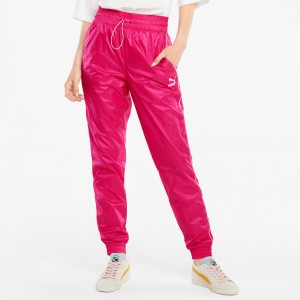 Pantalon Puma Iconic T7 Woven Pista Morados | 13820QKTB
