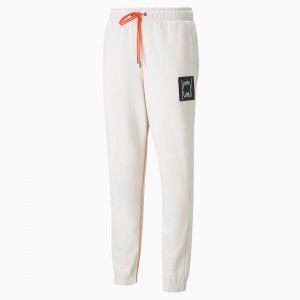 Pantalon Puma Pivot Basketball Blancos | 07689PRTQ