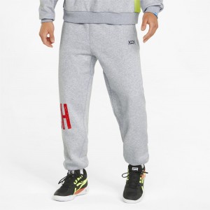 Pantalon Puma Playbook Basketball Azules | 26571DWMB