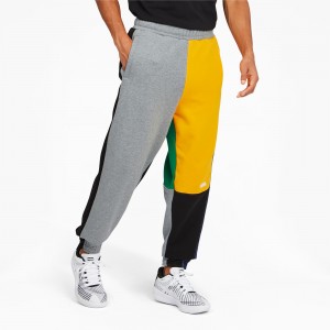 Pantalon Puma Signature Basketball Medium Gray Heather | 83569RKDN
