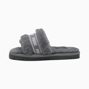 Pantuflas Puma Fluff Little Blancos | 01524KBAS