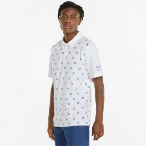 Polo Puma BMW M Motorsport Printed Blancos | 47850TEJW