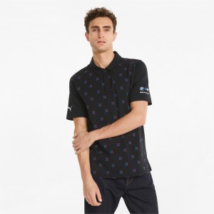 Polo Puma BMW M Motorsport Printed Negros | 68091NXTP